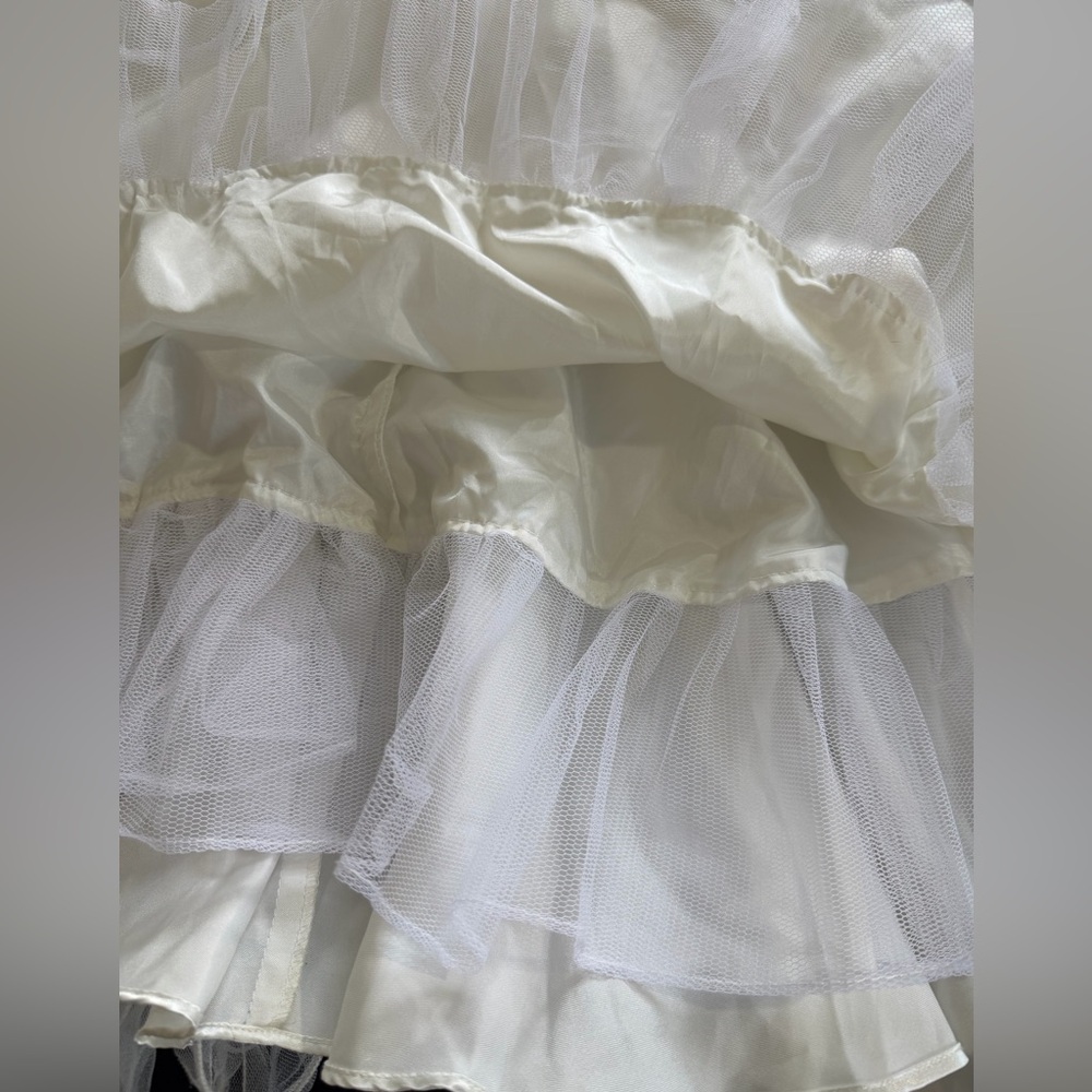 Steppin' Out Dress formal wedding size 11/12 ivory white knee length - Picture 15 of 16